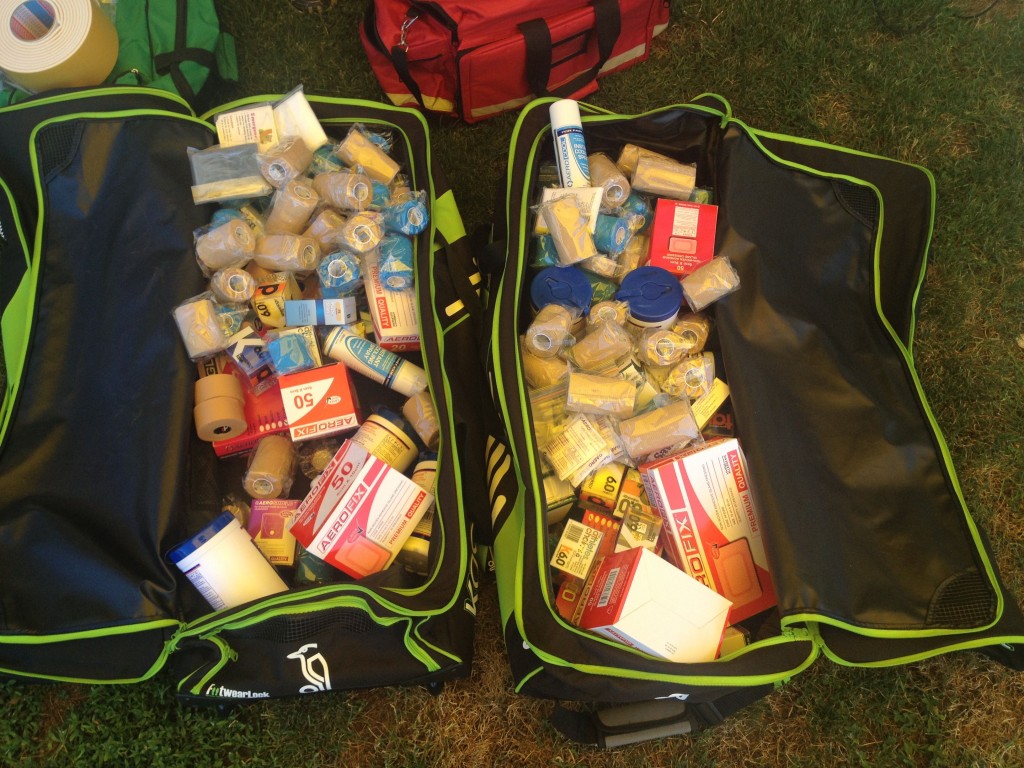 Supplies for Canberra and Albury First Aid Kits, supplied by IC Sports Therapies