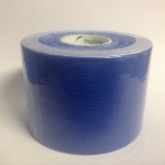 A roll of blue k-tape